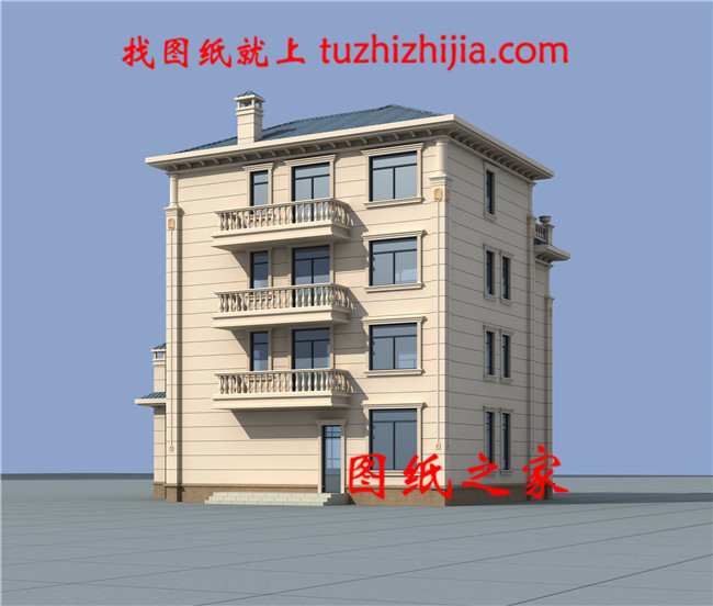 四層簡單新農(nóng)村房屋設(shè)計(jì)圖紙