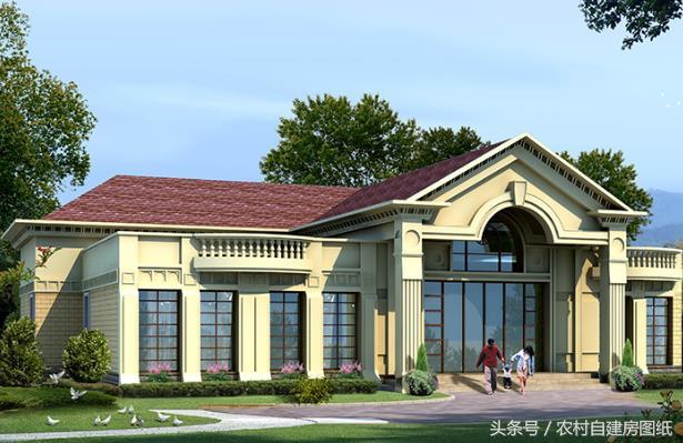 3款一層農(nóng)村別墅設(shè)計圖，不管哪一款都秒殺農(nóng)村的那些樓房。再配上庭院綠化，城里給套房子絕對不換。