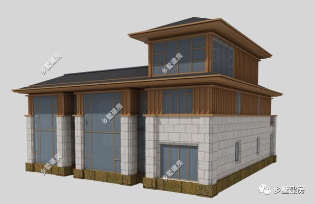 介紹一款非常豪華的農(nóng)村自建別墅設(shè)計(jì)圖，領(lǐng)略下自建別墅的豪氣