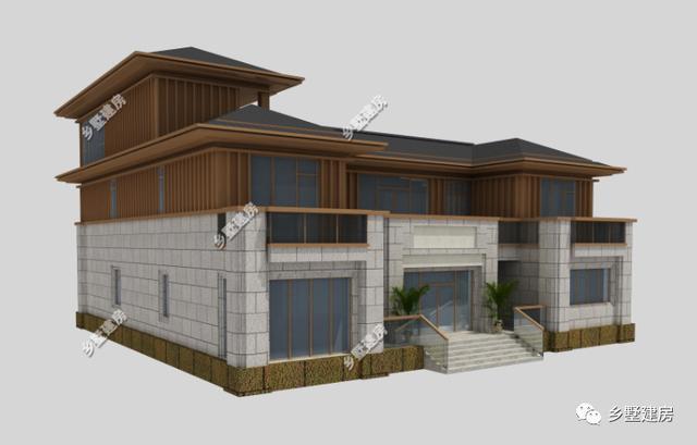 介紹一款非常豪華的農(nóng)村自建別墅設(shè)計(jì)圖，領(lǐng)略下自建別墅的豪氣