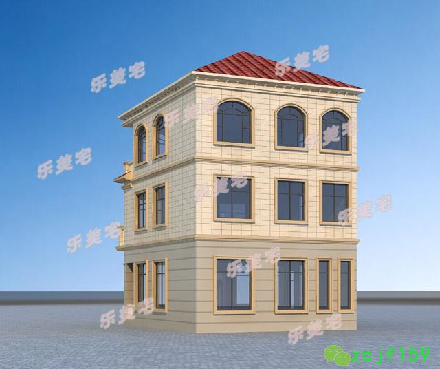 造價40萬左右?guī)кS層四層別墅設(shè)計圖，占地115平方米左右