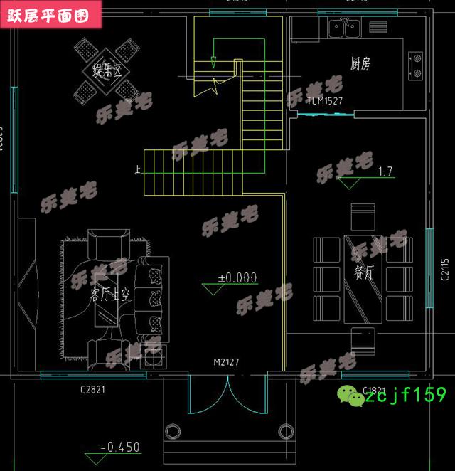 造價40萬左右?guī)кS層四層別墅設(shè)計圖，占地115平方米左右