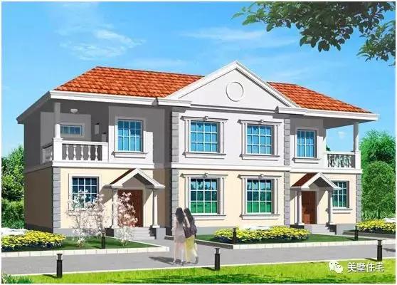 20套雙拼別墅合集，有兄弟的家庭可要多看看。