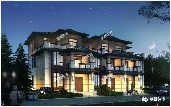 20套雙拼別墅合集，有兄弟的家庭可要多看看。