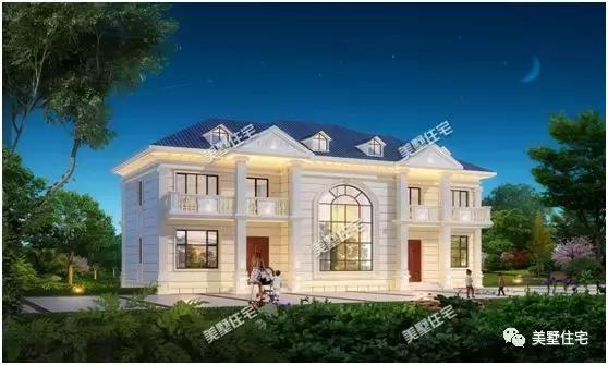 20套雙拼別墅合集，有兄弟的家庭可要多看看。