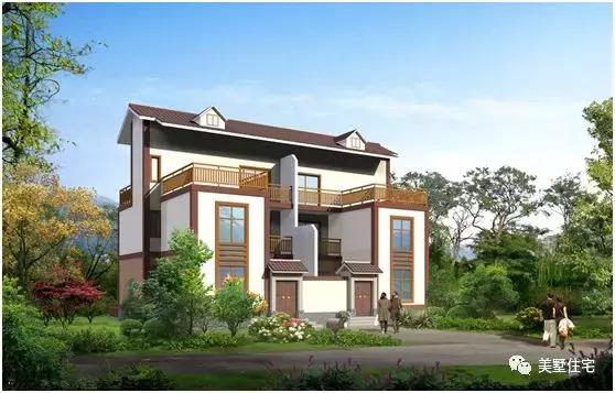 20套雙拼別墅合集，有兄弟的家庭可要多看看。