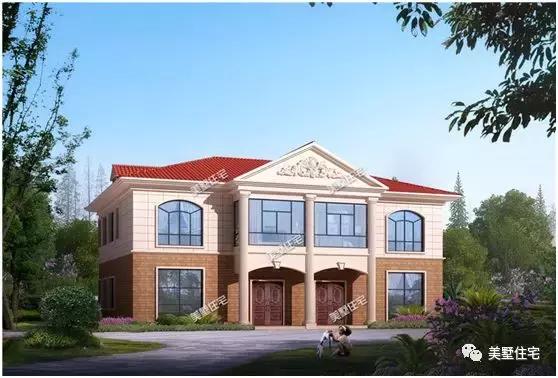 20套雙拼別墅合集，有兄弟的家庭可要多看看。