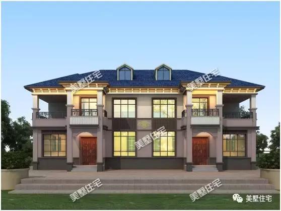 20套雙拼別墅合集，有兄弟的家庭可要多看看。