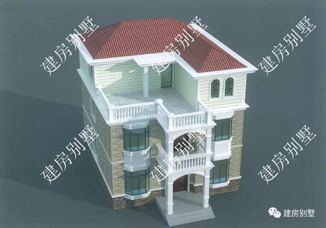 兩棟寬9米多的農(nóng)村自建房設(shè)計(jì)圖，第二款戶型簡單，造價(jià)只要26萬