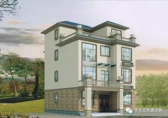 農(nóng)村自建房就是這么氣派，占地120平米建出豪宅別墅的效果