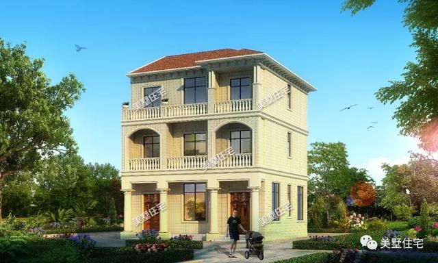 兄弟建房就選這款雙拼別墅設(shè)計圖，省時省工，還能節(jié)省成本