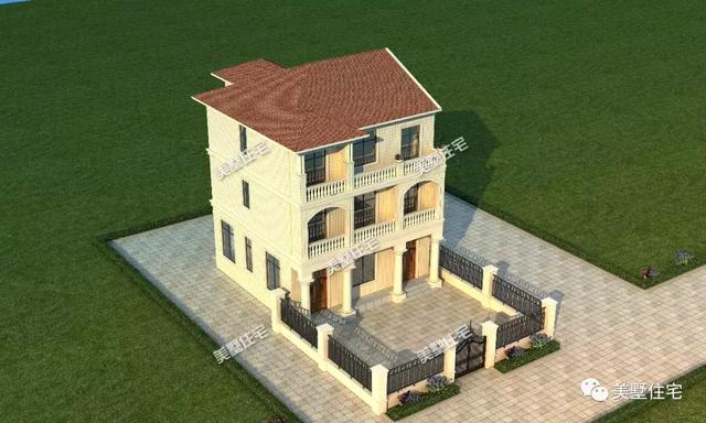 兄弟建房就選這款雙拼別墅設(shè)計圖，省時省工，還能節(jié)省成本