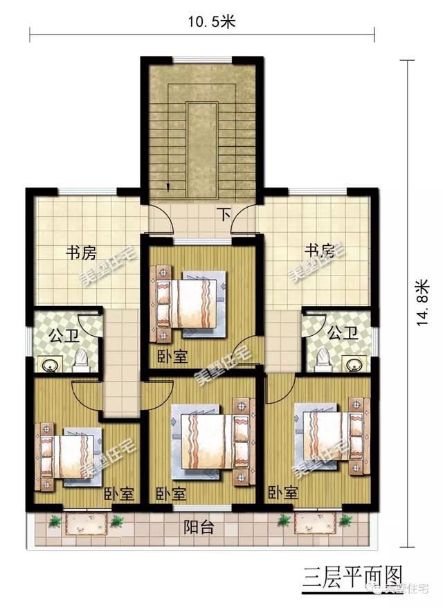兄弟建房就選這款雙拼別墅設(shè)計圖，省時省工，還能節(jié)省成本