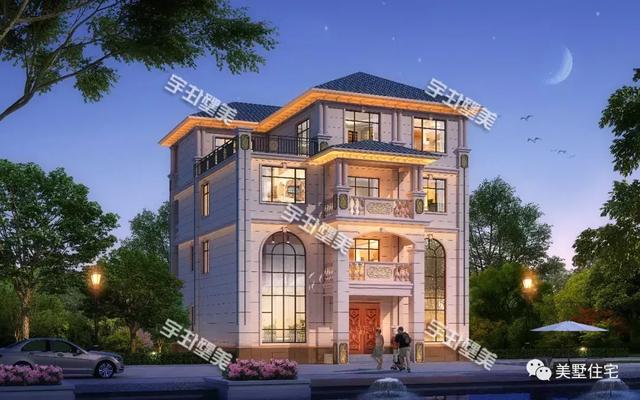 這款四層別墅設(shè)計(jì)圖真的是獨(dú)一份兒，設(shè)計(jì)功能特別齊全