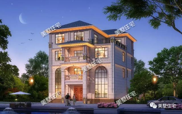 這款四層別墅設(shè)計(jì)圖真的是獨(dú)一份兒，設(shè)計(jì)功能特別齊全