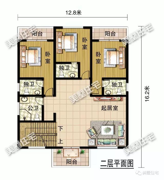 這款四層別墅設(shè)計(jì)圖真的是獨(dú)一份兒，設(shè)計(jì)功能特別齊全