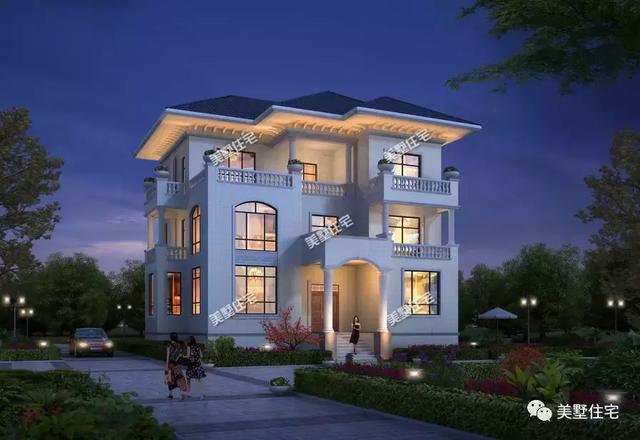 5款三層農(nóng)村別墅設(shè)計圖，任一款都是農(nóng)村豪宅