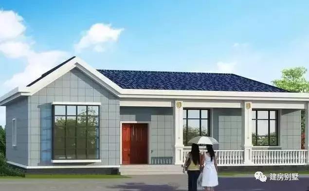 5棟造價低的一層自建房設(shè)計圖，一層別墅可以建出多層別墅的氣勢