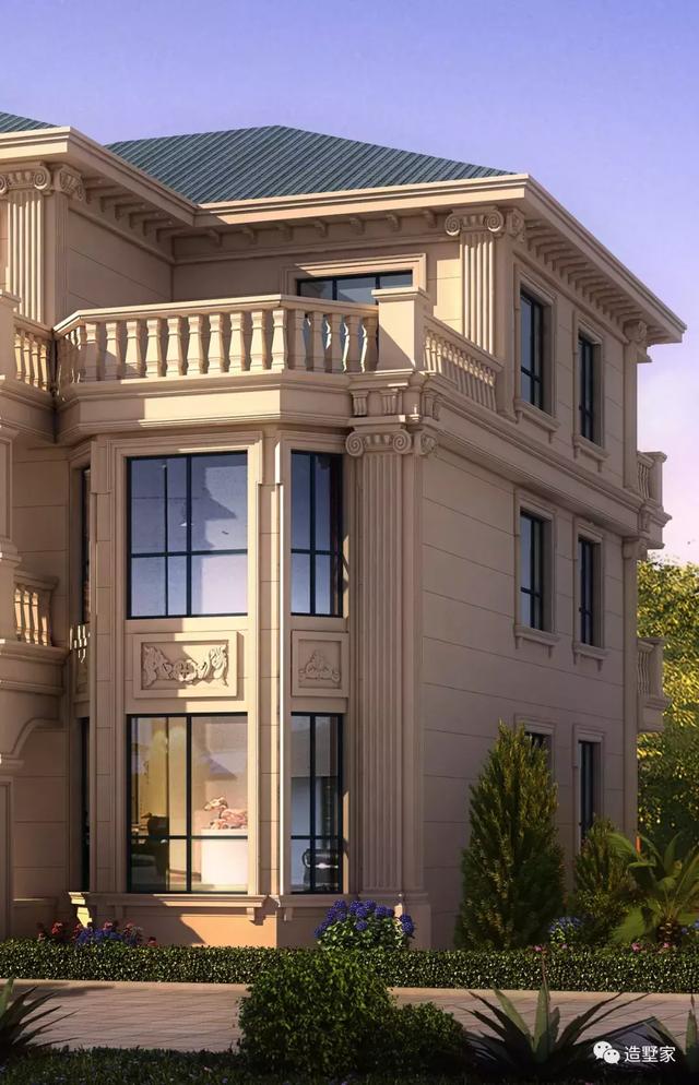 歐式自建三層別墅設(shè)計(jì)圖，不一般的人建不一般的別墅！