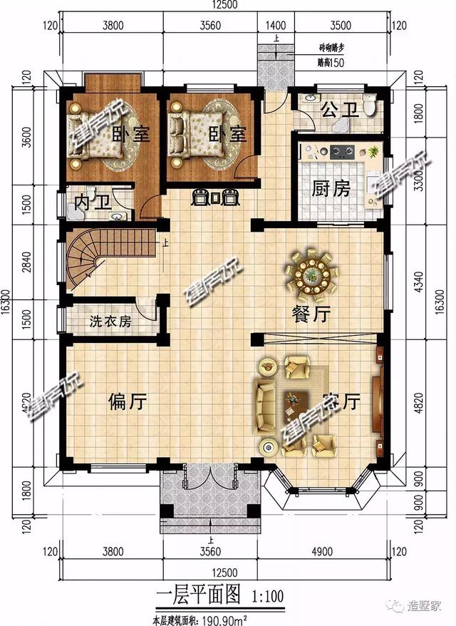 歐式自建三層別墅設(shè)計(jì)圖，不一般的人建不一般的別墅！