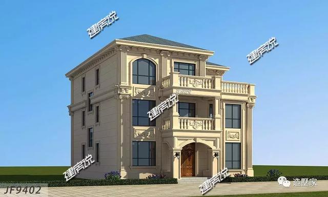 歐式自建三層別墅設(shè)計(jì)圖，不一般的人建不一般的別墅！