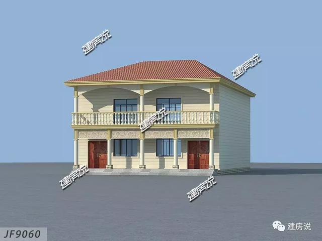 經(jīng)濟(jì)又實(shí)用的兄弟雙拼別墅設(shè)計(jì)圖，家有兩兄弟的這樣建經(jīng)濟(jì)又劃算。