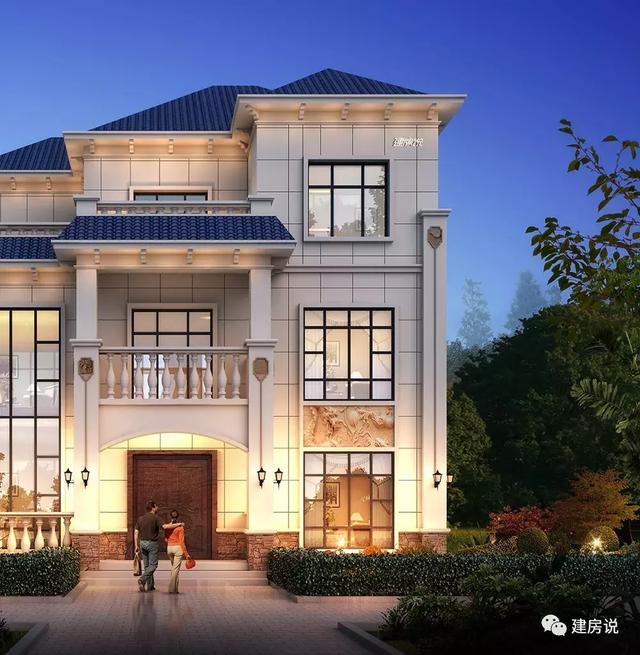 三層歐式別墅設(shè)計(jì)圖，高貴大氣，讓人心生向往。