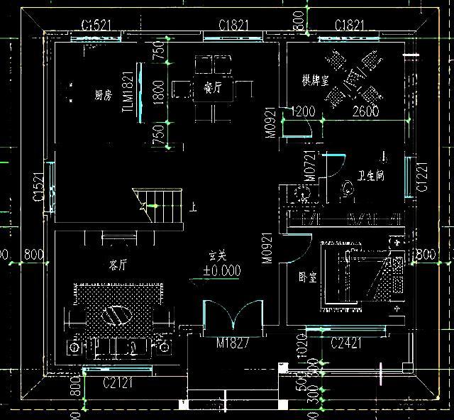 5棟農(nóng)村簡(jiǎn)約二層自建別墅設(shè)計(jì)圖，各種款式任你挑選