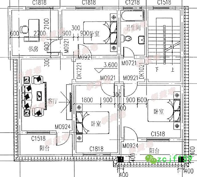 5棟農(nóng)村簡(jiǎn)約二層自建別墅設(shè)計(jì)圖，各種款式任你挑選