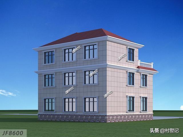 湖南兩兄弟合建3層歐式別墅設(shè)計(jì)圖，建了漂亮的別墅，惹全村人羨慕