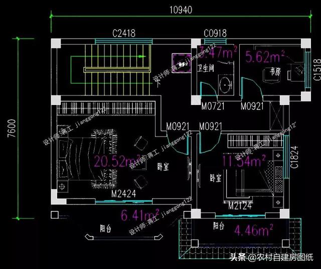 12款三層農(nóng)村別墅設(shè)計(jì)圖，主題造價(jià)20萬，占地100平方米左右