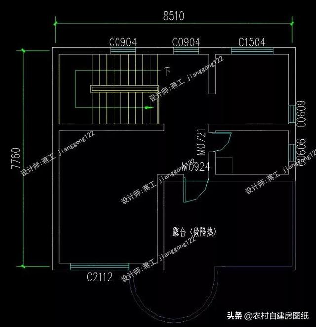 12款三層農(nóng)村別墅設(shè)計(jì)圖，主題造價(jià)20萬，占地100平方米左右