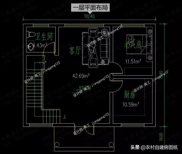 12款三層農(nóng)村別墅設(shè)計(jì)圖，主題造價(jià)20萬，占地100平方米左右