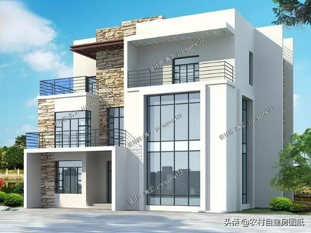 4款三層半現(xiàn)代風(fēng)格別墅設(shè)計(jì)圖，實(shí)用和高顏值兼顧