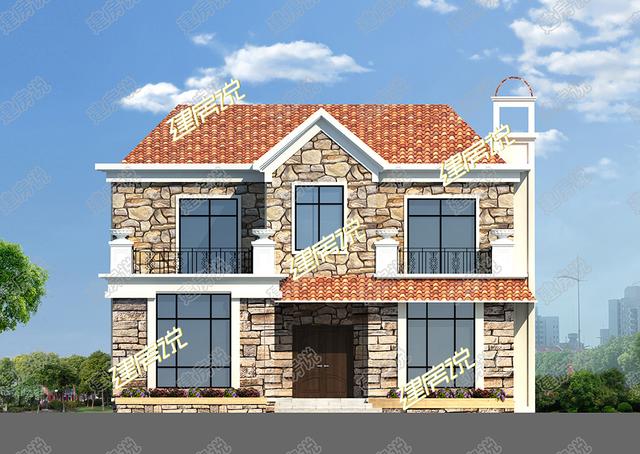 3套二層別墅設(shè)計圖，只要20萬左右就可以建，貸款也要蓋一棟