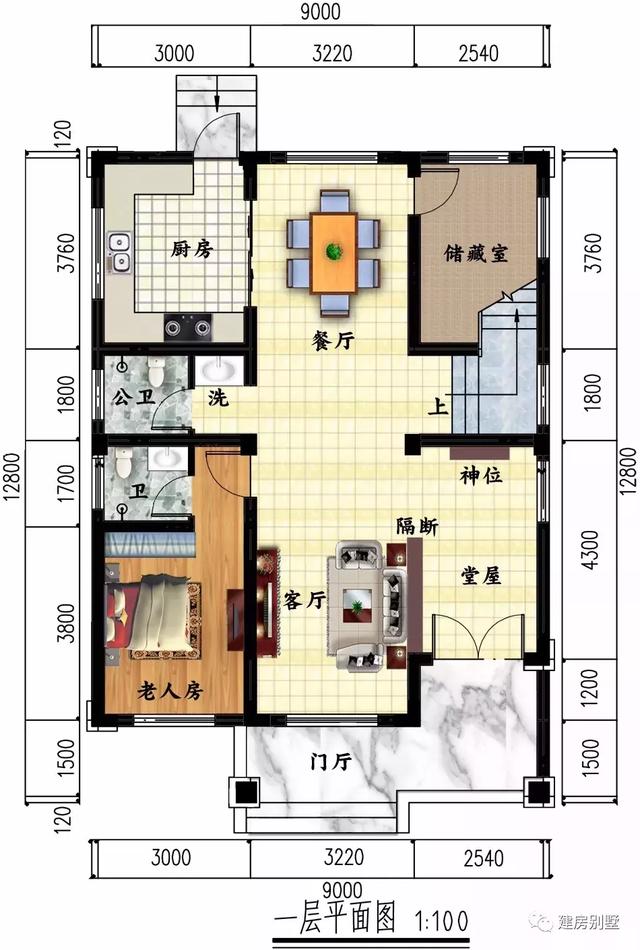 2棟寬9米的農(nóng)村自建房設(shè)計(jì)圖，外觀都非常精致