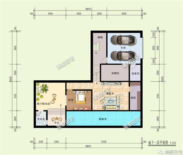 經(jīng)濟實用的農(nóng)村一層小別墅設計圖，造價低，外觀漂亮，布局也美