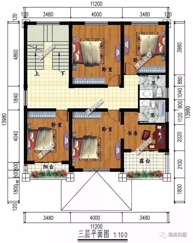 兩棟開間11米多的農(nóng)村歐式別墅設(shè)計(jì)圖，這輩子建一棟就足夠了