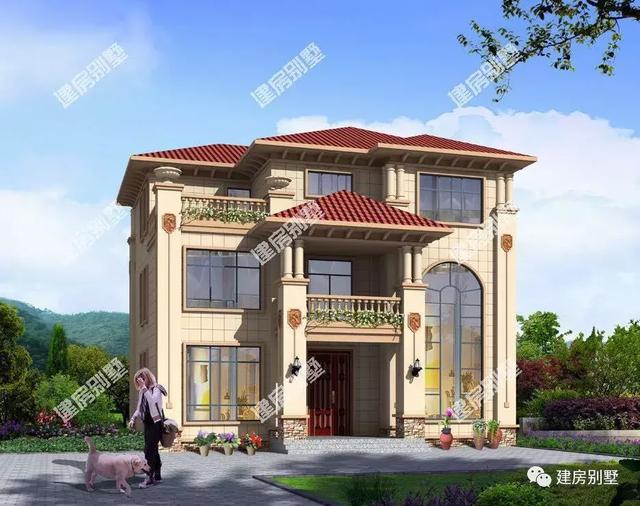 兩棟豪華歐式風格的別墅，建了之后不僅房子出名，戶主和施工方都要美名遠揚