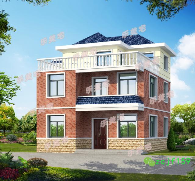 90平米農(nóng)村二層半自建房設(shè)計圖，經(jīng)典實用的三層農(nóng)村自建房設(shè)計方案