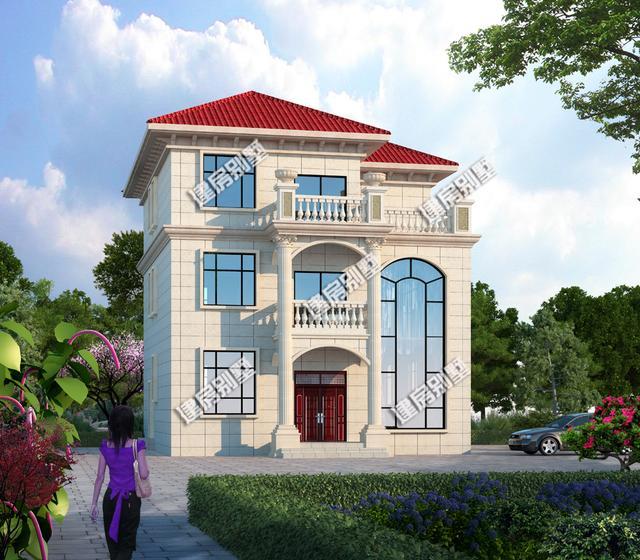 江西開(kāi)間10.2米的3棟復(fù)式別墅設(shè)計(jì)圖，建房風(fēng)格更加簡(jiǎn)單大方化