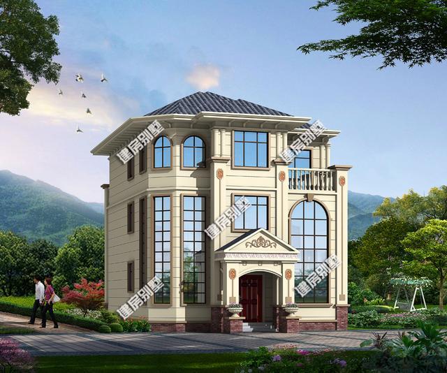 江西開(kāi)間10.2米的3棟復(fù)式別墅設(shè)計(jì)圖，建房風(fēng)格更加簡(jiǎn)單大方化