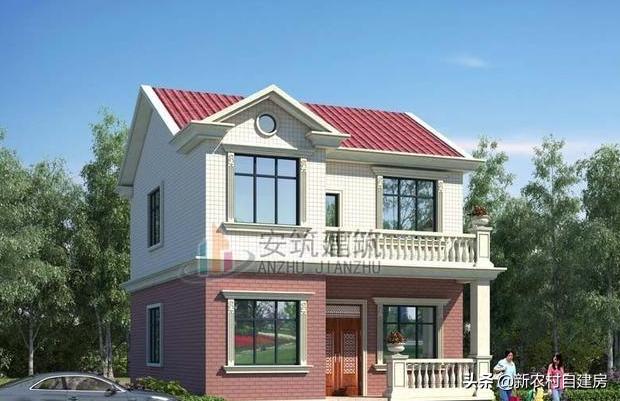 這款小面寬別墅設(shè)計(jì)圖，層次感十足，外觀精美住的也舒心