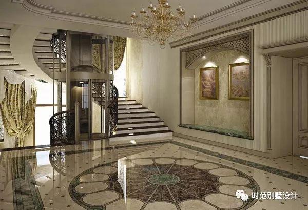 帶電梯的華麗復式別墅設(shè)計圖，功能齊全，簡直是一種享受