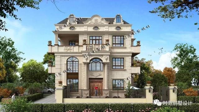 帶電梯的華麗復式別墅設(shè)計圖，功能齊全，簡直是一種享受