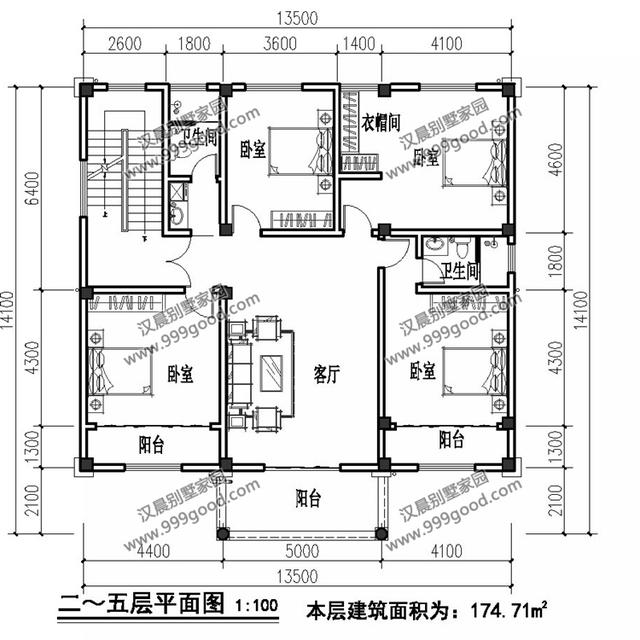氣派6層漂亮別墅設(shè)計圖，通體的落地窗設(shè)計，更顯得時尚潮流