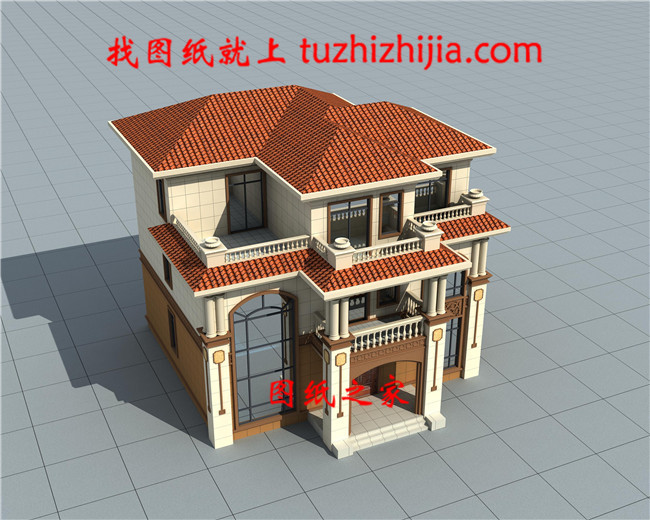 新農(nóng)村私人別墅建筑設(shè)計(jì)施工圖，全套別墅設(shè)計(jì)圖紙