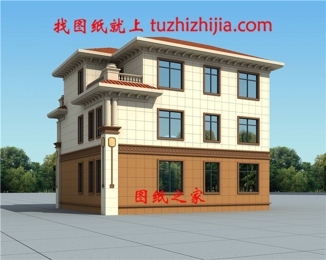 新農(nóng)村私人別墅建筑設(shè)計(jì)施工圖，全套別墅設(shè)計(jì)圖紙