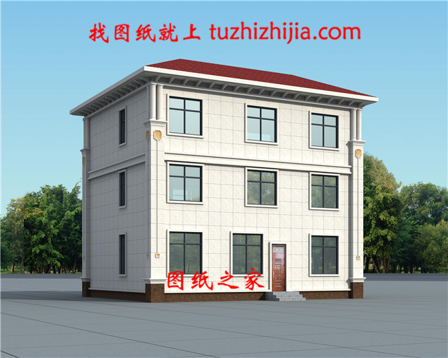 豪華別墅設(shè)計圖紙（含效果圖），三層歐式別墅方案精選