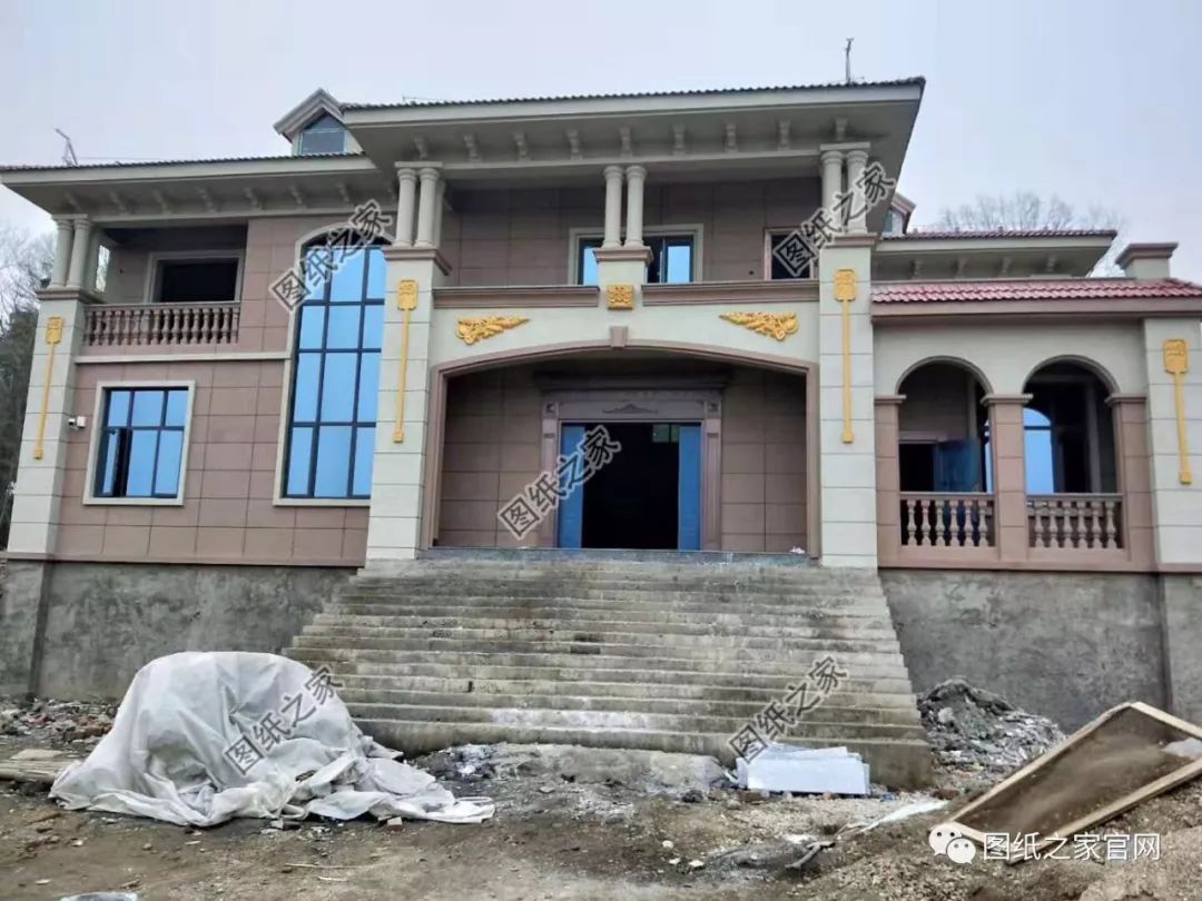 35萬(wàn)農(nóng)村蓋二層小洋樓，實(shí)用舒適又省錢(qián)，美到鄰居羨慕！【建房實(shí)拍】